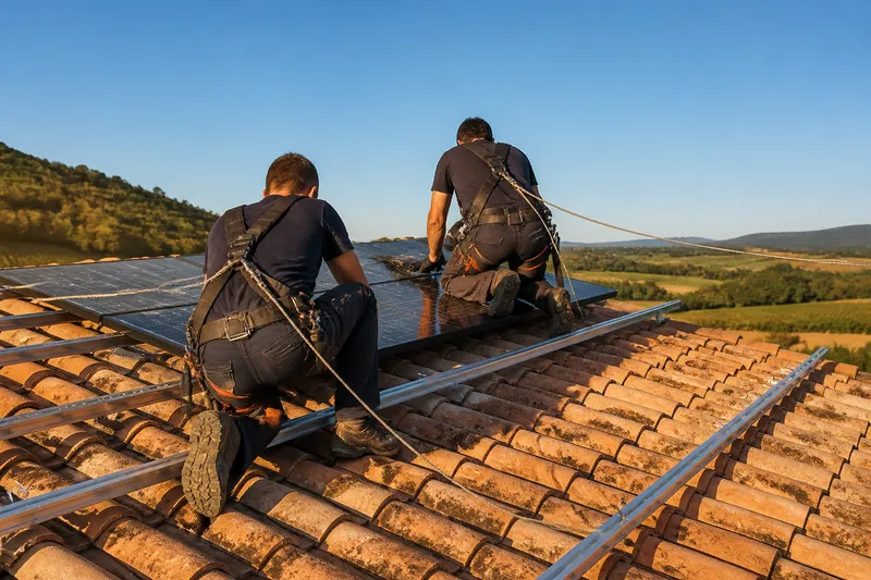 Panneaux photovoltaïques dans le Biterrois